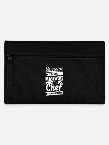 Chef- lustiges Geschenk - Federtasche - Schwarz