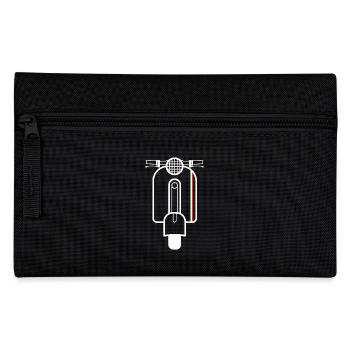 Roller Italien - Federtasche - Schwarz - Vorne