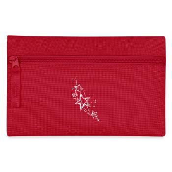 Water splash, Sterne mit Tribal aus Wassertropfen - Federtasche - Rot - Vorne
