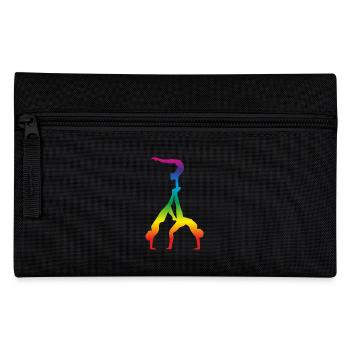 Acrobatics, Gymnastics - Pencil Case - black - Front