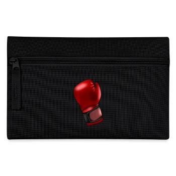 Boxhandschuh - Federtasche - Schwarz - Vorne