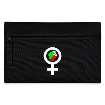 Women life freedom - Federtasche - Schwarz - Vorne