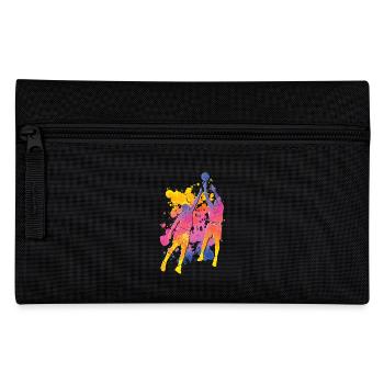 Basketballspieler Bunte Farbe Slam Dunk Sport - Federtasche - Schwarz - Vorne