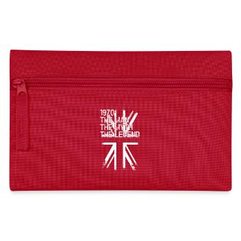 Typographie grunge britannique des années 1970 Union Jack - Trousse - rouge - Devant