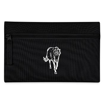 Pferd - Federtasche - Schwarz - Vorne