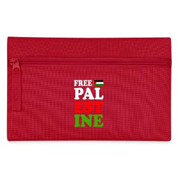 Free palestine - Pencil Case - red - Front