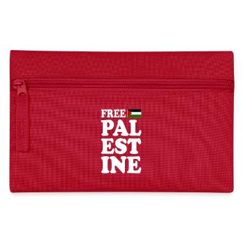 Free palestine - Pencil Case - red - Front