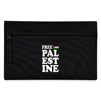 Free palestine - Trousse - noir - Devant