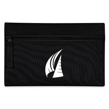 Two elegant sails for cool skippers and captains - Pencil Case - black - Front