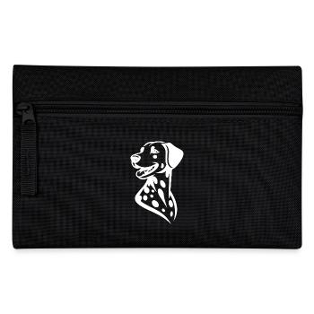 Fier Portrait De Chien Câlin Dalmatien - Trousse - noir - Devant