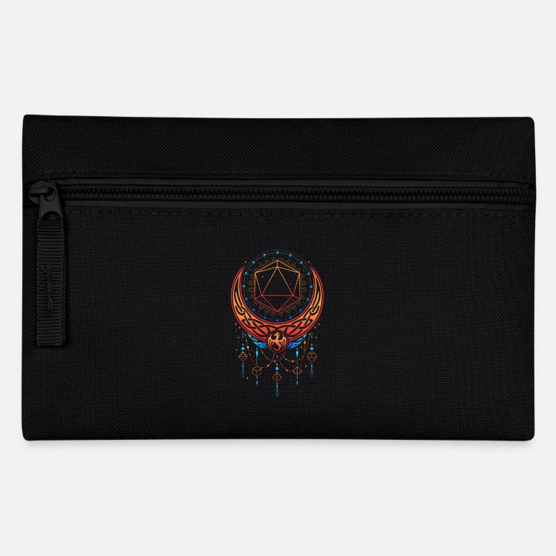 Schwarzmond-Würfel - Federtasche - Schwarz