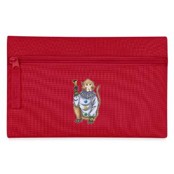 Affe Clown Clown-Hupe - Federtasche - Rot - Vorne