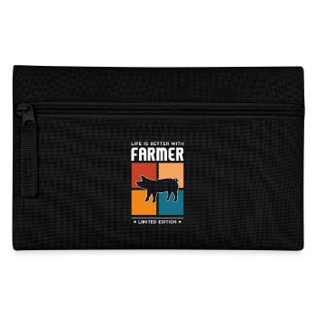 Farmer - Federtasche - Schwarz - Vorne