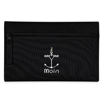 Moin Seagull Harbour Low German Coast Northern Germany - Pencil Case - black - Front