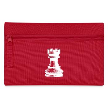 Jeu d’échecs Chess Figure Tower - Trousse - rouge - Devant