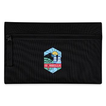 Isarbella im Winter - Federtasche - Schwarz - Vorne