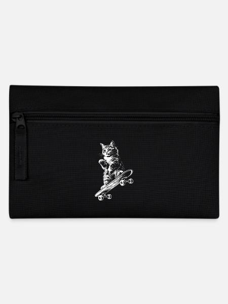 Katze Skateboard Skater - Penalhus - sort