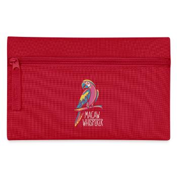 Exotischer Vogel Stil - Federtasche - Rot - Vorne