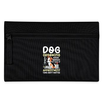 Dog Grooming Where Breeds Are Made Up - Federtasche - Schwarz - Vorne