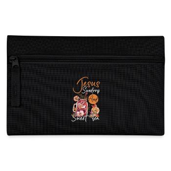 Amateurs de thé glacé Jésus Sundrop et thé sucré - Trousse - noir - Devant
