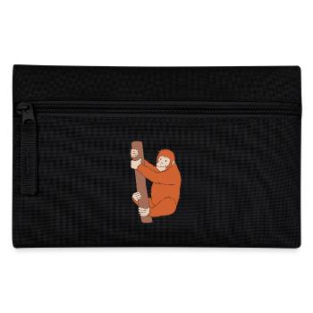 Orang Utan - Federtasche - Schwarz - Vorne