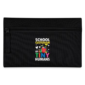 School Custodian Of Tiny Humans für Hausmeister - Federtasche - Schwarz - Vorne