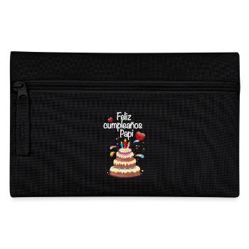 Happy Birthday Daddy Party for Dad - Pencil Case - black - Front