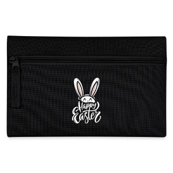 Happy Easter - Osterhase - Osterei - Geschenk - Federtasche - Schwarz - Vorne