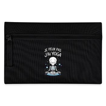 J'peux pas j'ai yoga - Trousse - noir - Devant