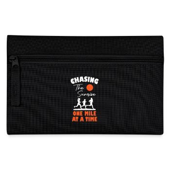 Running Chasing The Sunrise - Federtasche - Schwarz - Vorne