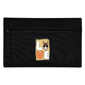 Esel - Federtasche - Schwarz - Vorne
