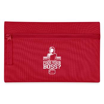Funny foosball table football foosball table football - Pencil Case - red - Front