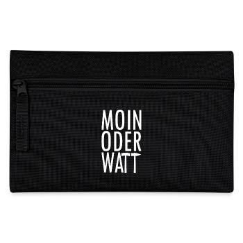 Moin oder Watt Ruhrpott - Federtasche - Schwarz - Vorne