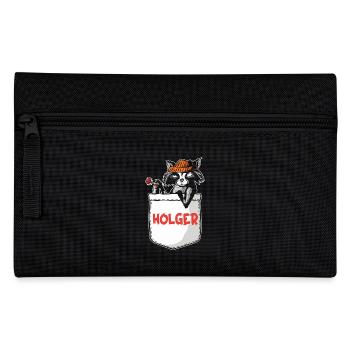 Raton laveur Holger - Trousse - noir - Devant