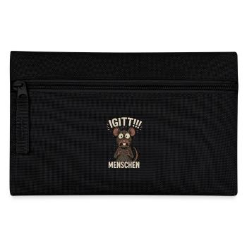 Beurk, je déteste les gens, drôle de rat - Trousse - noir - Devant