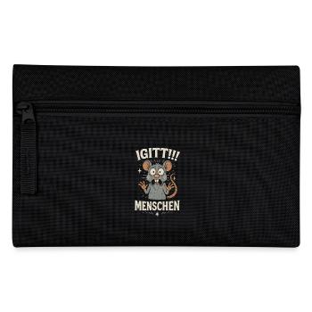 Satire - Yuck! People Rat I Hate - Pencil Case - black - Front