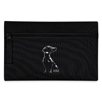 Teckel Silhouette Chien Chien Wilsigns - Trousse - noir - Devant
