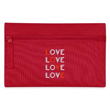 Love / Liebe - Federtasche - Rot - Vorne