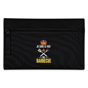 I AM THE KING of the BBQ - Pencil Case - black - Front