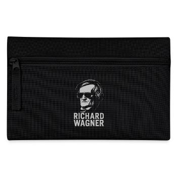 Richard Wagner: Komponistenporträt mit Kopfhörern - Federtasche - Schwarz - Vorne