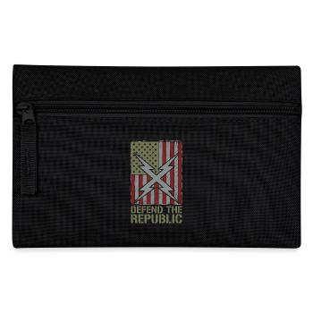 Défendre le drapeau de la République des États-Unis - Trousse - noir - Devant
