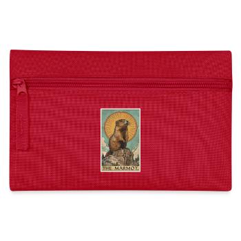 Marmots Groundhog - Pencil Case - red - Front