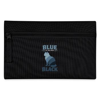 BKH Blue: Minimalist "Blue is the new Black" - Pencil Case - black - Front