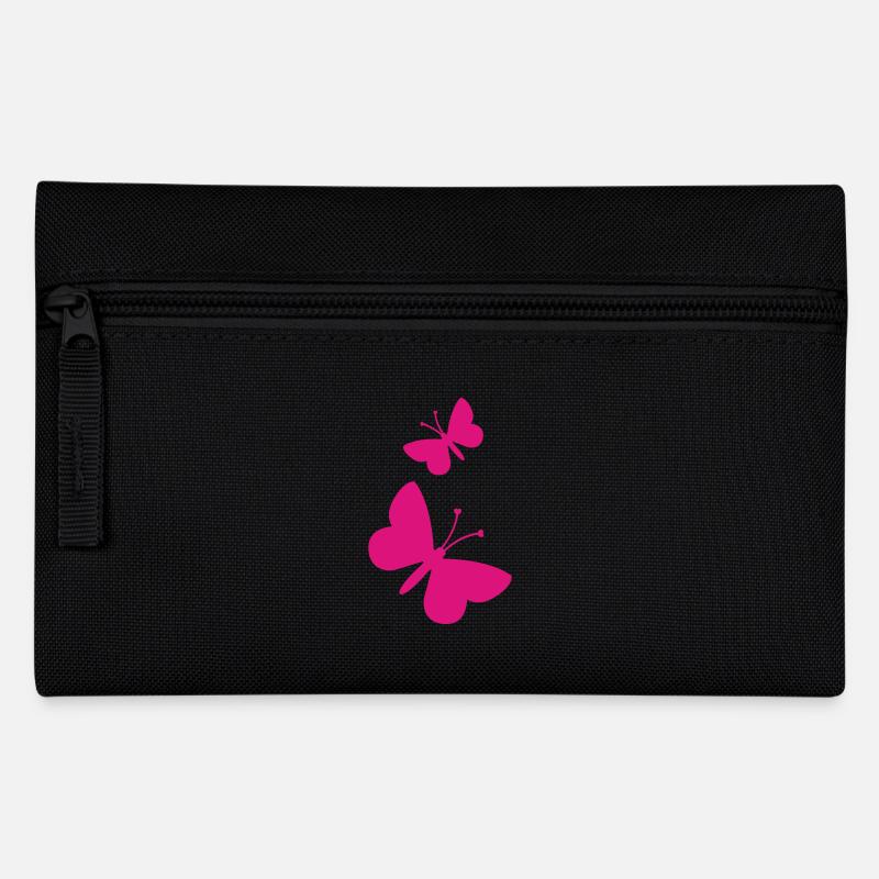 papillonscoeurs - Federtasche - Schwarz