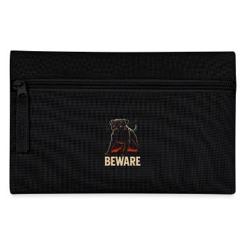 Beware of the dog - wild dog - Pencil Case - black - Front
