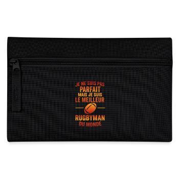 Le meilleur rugbyman du monde Rugby Sport Humour - Trousse - noir - Devant