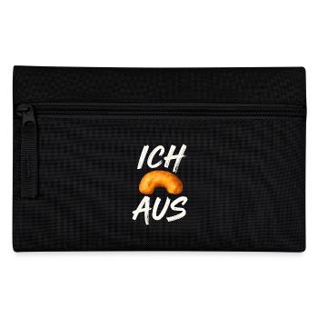 Lustiger Spruch Humor Ich Flip Aus Geschenkidee - Federtasche - Schwarz - Vorne