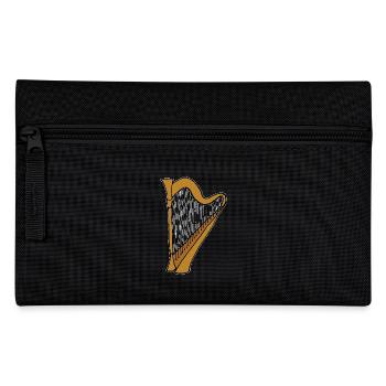 Harp Plucked Instrument Music Orchestra - Pencil Case - black - Front