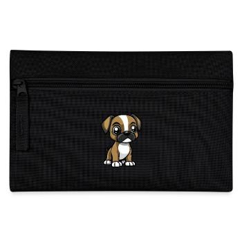 Boxer Chien Mignon - Trousse - noir - Devant