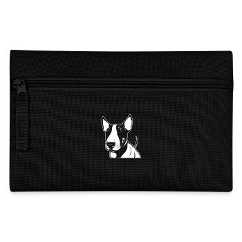Bullterrier - Federtasche - Schwarz - Vorne